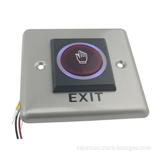 Infrared Sensor Touch Free Door Exit Button with LED Indicator for Hollow Door